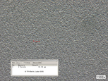 Pitspur einer Audio-CD in 1500-facher Vergrößerung (Spursteigung ≈1.58 µm)